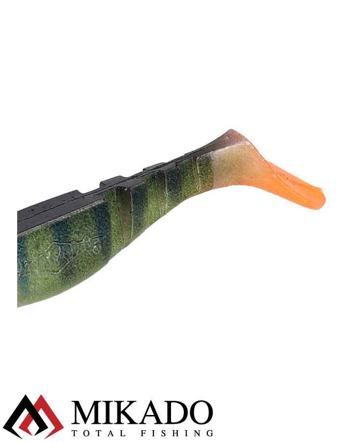 Виброхвост Mikado FISHUNTER 10.5 см., 11 г., 3D-PERCH (4 шт.)