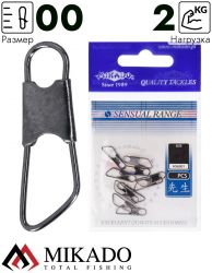 Застежка Mikado Safety snap - BN № 00, тест 2 кг. (10 шт.)
