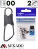 Застежка Mikado Safety snap - BN № 00, тест 2 кг. (10 шт.)