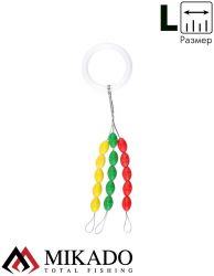 Стопоры резиновые Mikado цветные AMR7042 L ( 15 шт.)