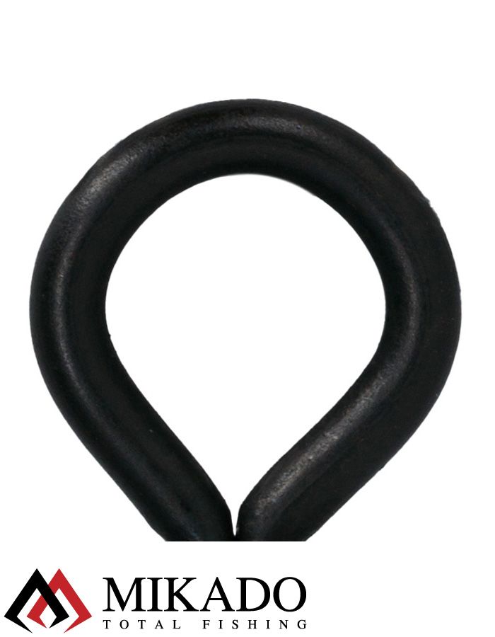 Вертлюжок роликовый Mikado № 4/0 черный, матовый AMA-C2001-4/0 ( 5 шт.)
