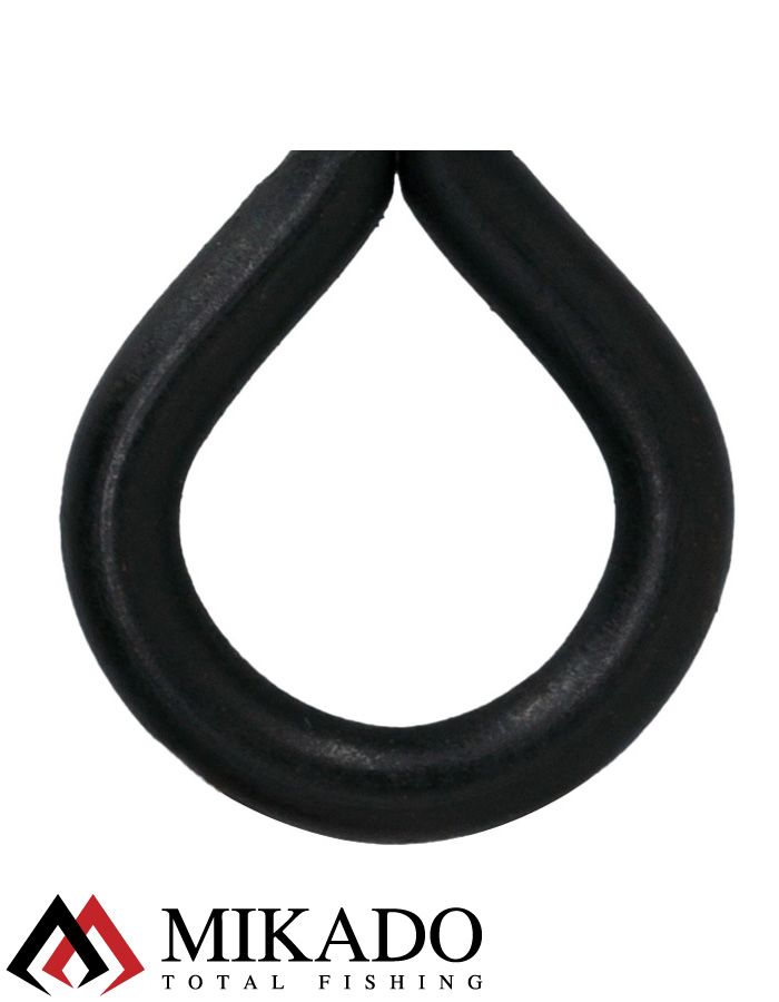 Вертлюжок роликовый Mikado № 4/0 черный, матовый AMA-C2001-4/0 ( 5 шт.)