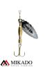 Блесна вращающаяся Mikado ZIGZAG №2, 12 г., серебро, длина лепестка 50 мм.