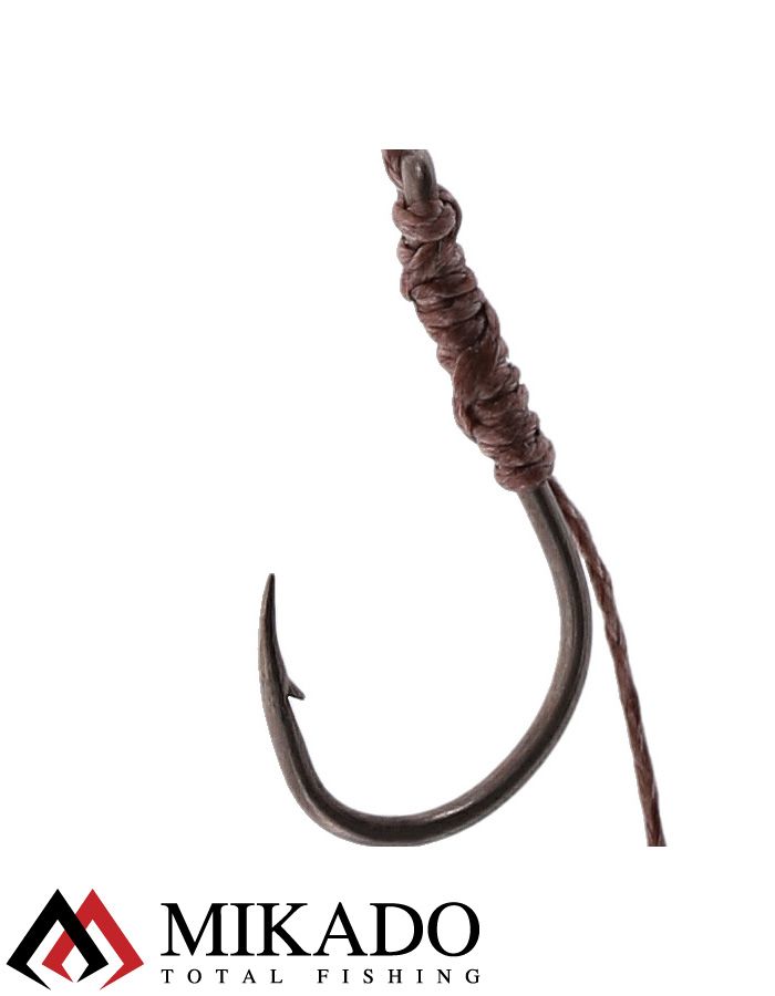 Крючки с поводками Mikado METHOD FEEDER 10 см.крючок № 16 / 0.10 мм.( 8 шт.)