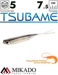 Приманка слаг Mikado TSUBAME 7.5 см., 2 г., 505 (5 шт.)