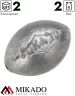 Грузило Mikado оливка 2 г. ( 2 шт.)