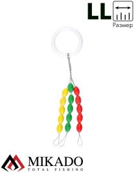 Стопоры резиновые Mikado цветные AMR7042 LL ( 15 шт.)
