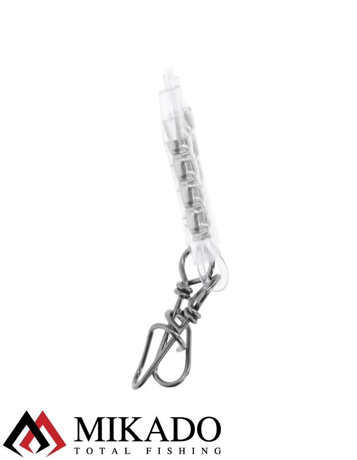 Поводок флюрокарбоновый Mikado JAWS LIGHT 25cm/8кг.( 2 шт.)