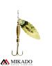 Блесна вращающаяся Mikado ZIGZAG №3, 15 г., золото, длина лепестка 60 мм.