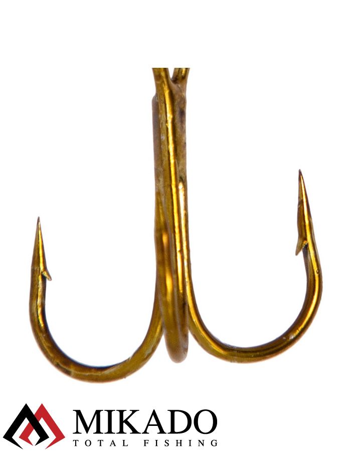 Блесна вращающаяся Mikado ZIGZAG №3, 15 г., золото, длина лепестка 60 мм.