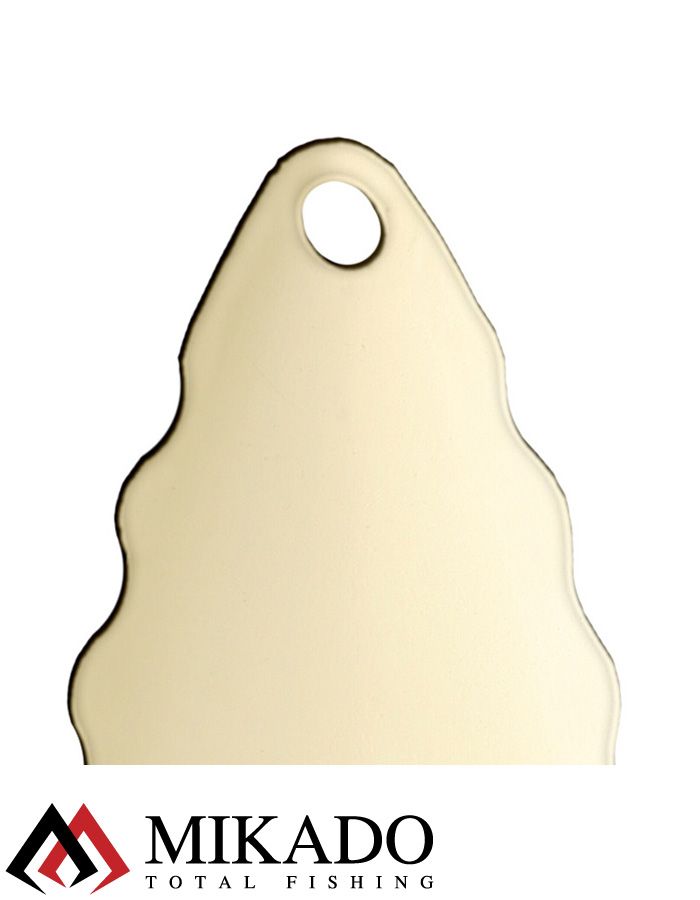 Блесна вращающаяся Mikado ZIGZAG №3, 15 г., золото, длина лепестка 60 мм.