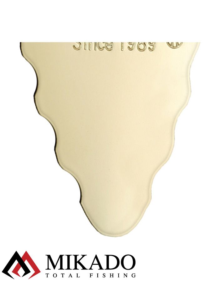 Блесна вращающаяся Mikado ZIGZAG №3, 15 г., золото, длина лепестка 60 мм.