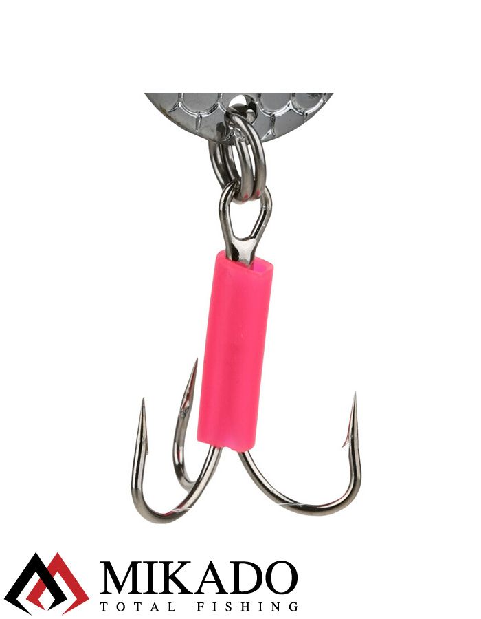 Блесна колеблющаяся Mikado GNOM №2, 20 г., 6.1 см., серебро