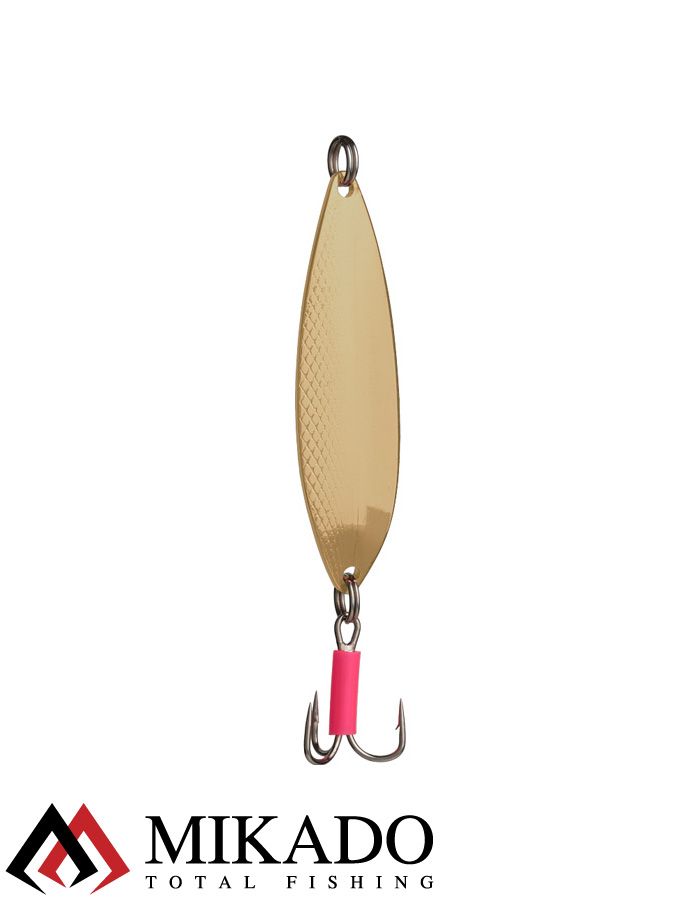 Блесна колеблющаяся Mikado RACER №3, 30 г., 8.5 см., золото