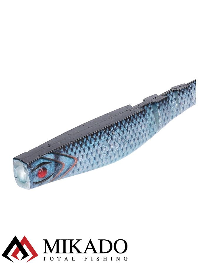 Виброхвост Mikado FISHUNTER 10.5 см., 11 г., 3D-ROACH (4 шт.)