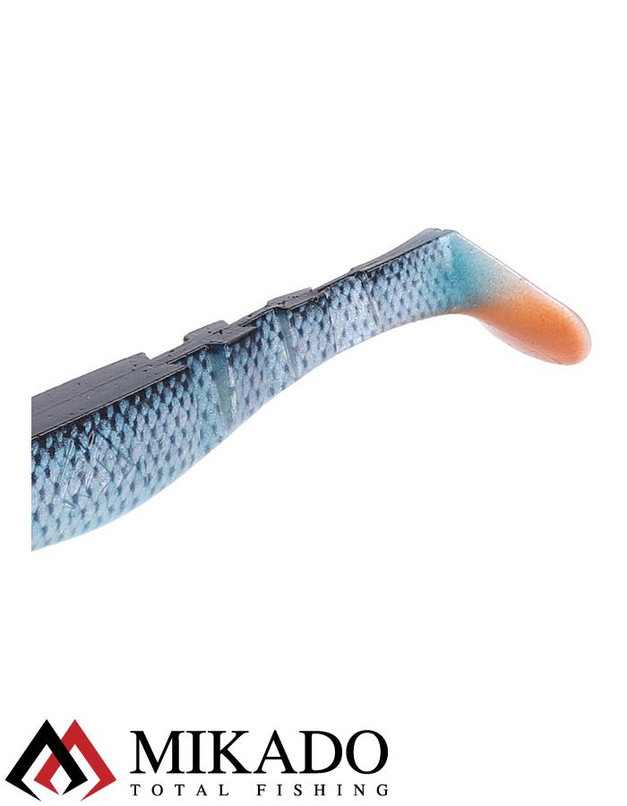 Виброхвост Mikado FISHUNTER 10.5 см., 11 г., 3D-ROACH (4 шт.)