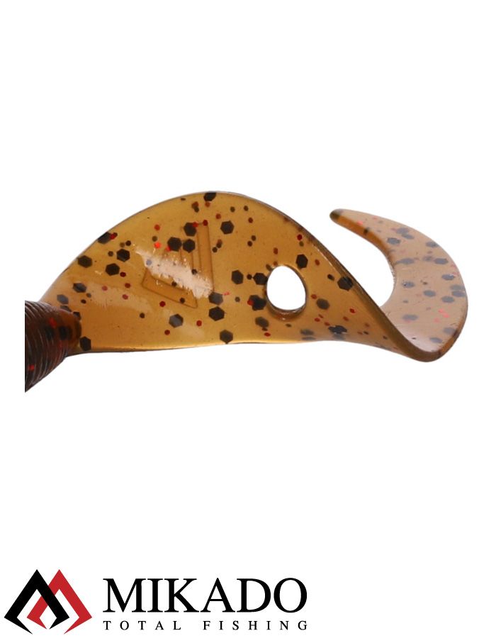 Твистер Mikado TWISTER 38 мм., 0.7 г., BROWN PUMPKIN (10 шт.)