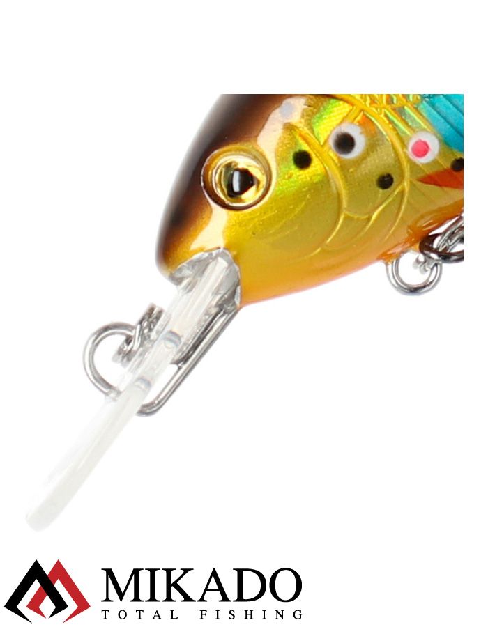 Воблер Mikado CAVALIER BROWN TROUT 4 см., 3,6 г., 2,0 м.- плавающий