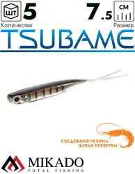 Приманка слаг Mikado TSUBAME 7.5 см., 2 г., 506 (5 шт.)