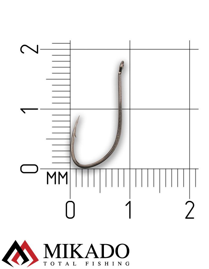 Крючки Mikado SENSUAL - AJI DOUSKI W/RING №  8 BN (с ушком) ( 10 шт.)