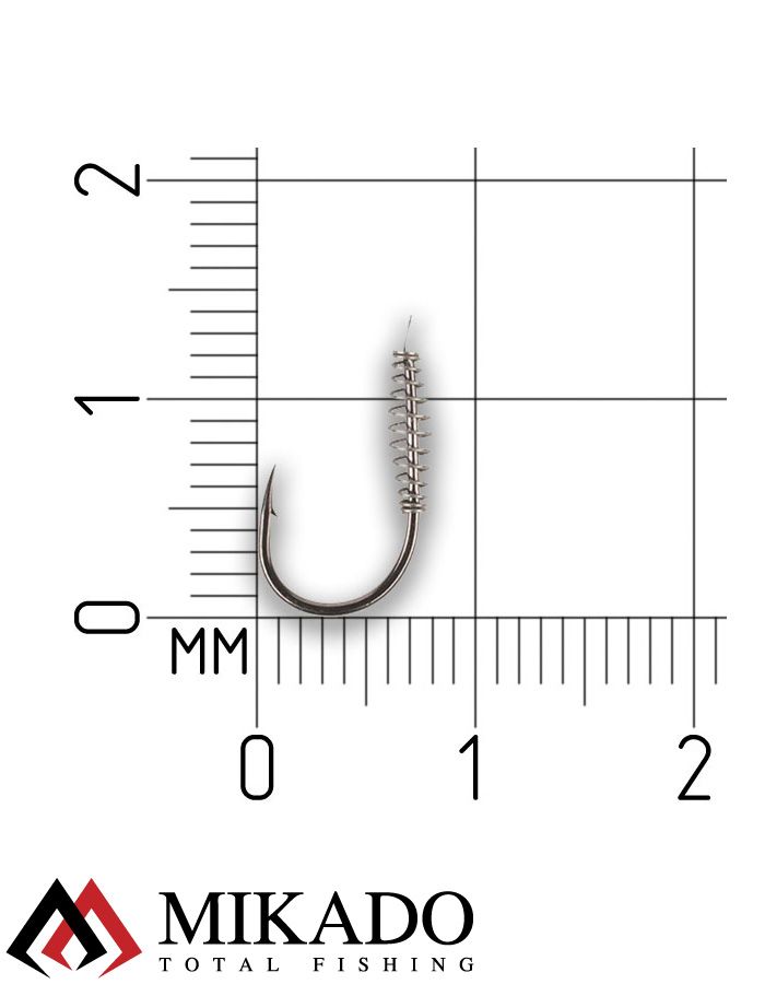Крючки Mikado SENSUAL CHINU с пружиной  № 6 (с лопаткой) ( 4 шт.)