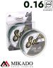 Плетеный шнур Mikado NIHONTO OCTA BRAID 0,16 green (150 м) - 12.90 кг.
