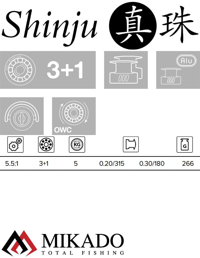 Катушка Mikado SHINJU 2004 FD