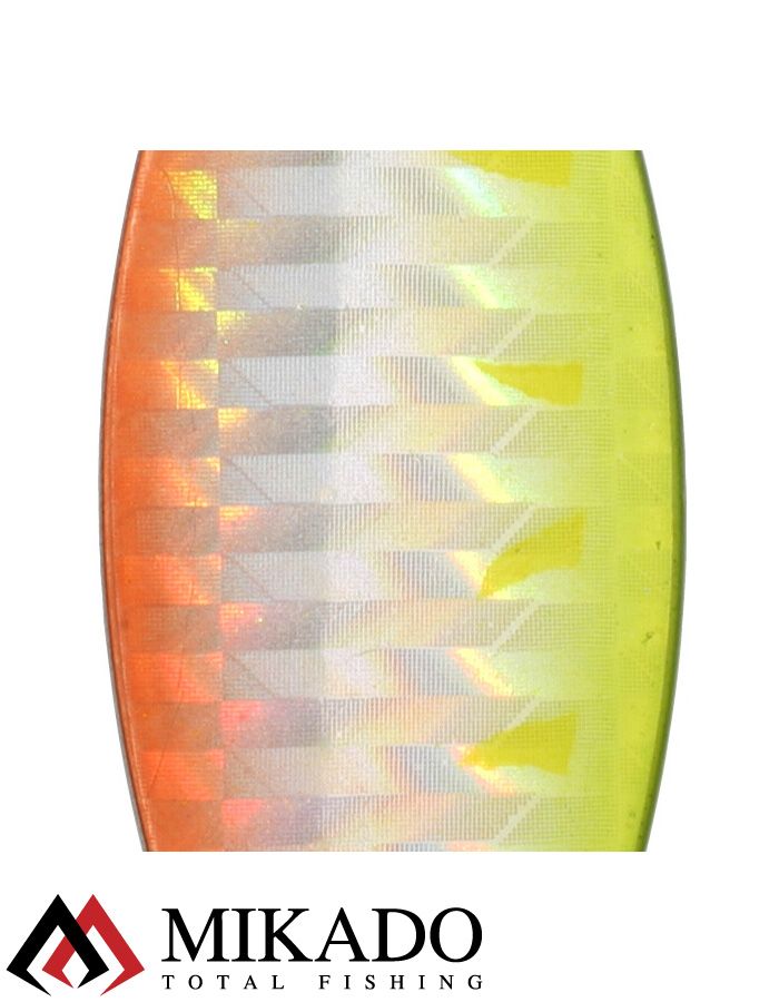 Блесна вращающаяся Mikado STREAM №3, 10 г., серебро 67 HOLO, длина лепестка 52 мм.