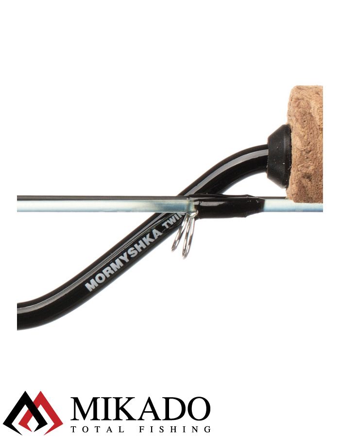 Удочка зимняя Mikado MORMYSHKA TWIN TIP 37 2-сменных хлыстика