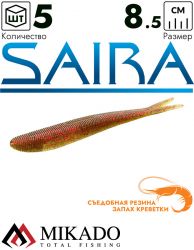Приманка слаг Mikado SAIRA 8.5 см., 4 г., 358 (5 шт.)