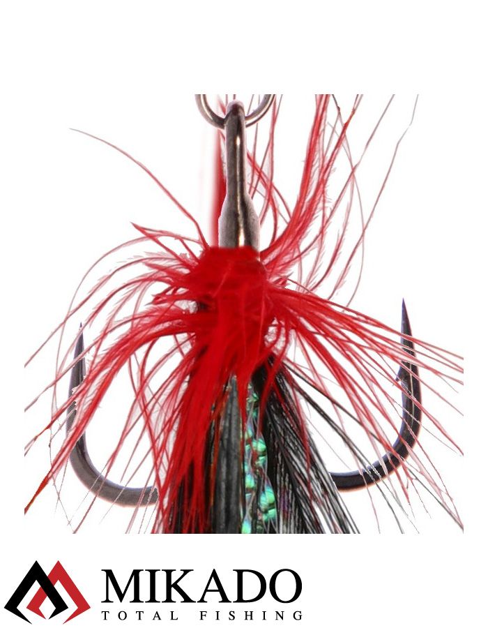 Блесна вращающаяся с кисточкой Mikado BLASTER № 2, 4 г., серебро/11