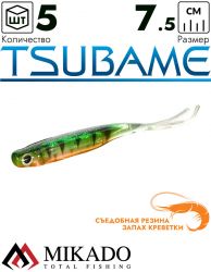Приманка слаг Mikado TSUBAME 7.5 см., 2 г., 507 (5 шт.)