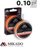 Плетеный шнур Mikado KENDO SHINE 8-x HDPE 0.10 orange (150 м) 8,23 кг.