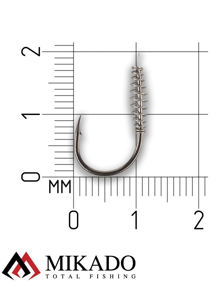 Крючки Mikado SENSUAL CHINU с пружиной № 2 (с лопаткой) ( 4 шт.)
