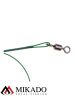 Поводок стальной Mikado X-Plode с вертлюжком и крючком 15/20/25 см., 10 кг., ZG11-013-30