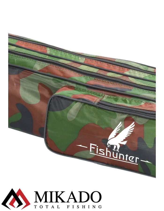 Чехол для удилищ Mikado 2 секционный 150 см. камуфляжный