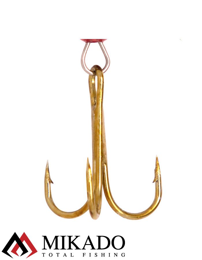 Блесна вращающаяся Mikado BLASTER №1, 3 г., состаренное золото, длина лепестка 21 мм.