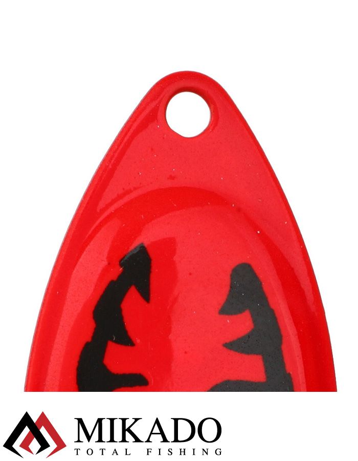 Блесна вращающаяся Mikado FOCUS №4, 8.5 г., серебро 27, длина лепестка 41 мм.