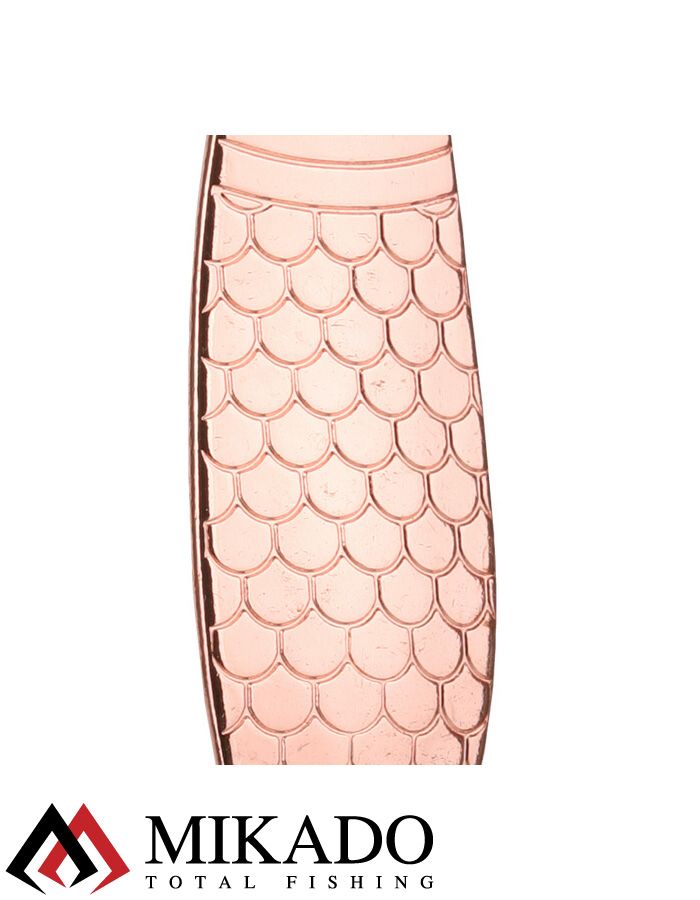 Блесна колеблющаяся Mikado TRAMP №4, 22 г., 8.5 см., медь