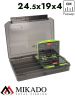 Коробка Mikado для рыболовных принадлежностей с герм.боксом METHOD FEEDER COMPACT BOX (24.5x19x4)