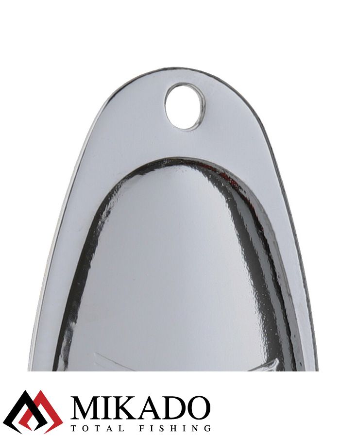 Блесна вращающаяся Mikado BLASTER №1, 3 г., состаренное серебро, длина лепестка 21 мм.