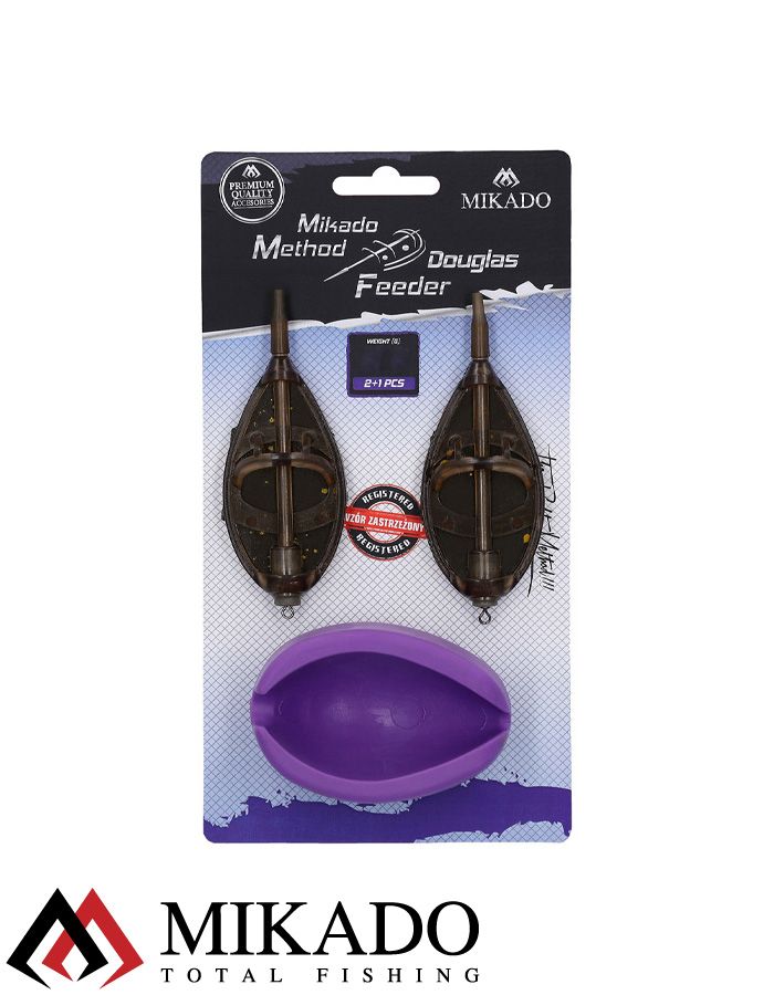 Набор методных кормушек DOUGLAS XL 2x80 г.+ форма