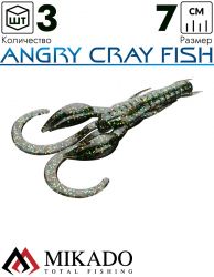 Рак силиконовый Mikado ANGRY CRAY FISH 7 см., 2.7 г., 555 (3 шт.)