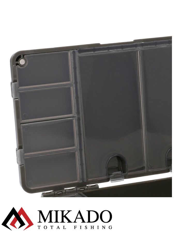 Коробка для карповых аксессуаров Mikado SYSTEM RIG BOX ( 24 х 13 х 3,5 см )