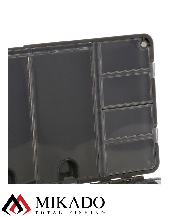 Коробка для карповых аксессуаров Mikado SYSTEM RIG BOX ( 24 х 13 х 3,5 см )