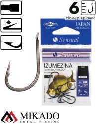 Крючки Mikado SENSUAL - IZUMEZINA № 6 BN (с лопаткой) ( 10 шт.)