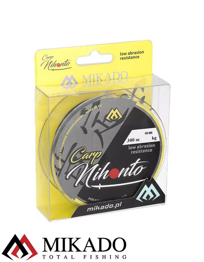 Леска мононить Mikado NIHONTO CARP 0,30 (300 м) - 10.90 кг.