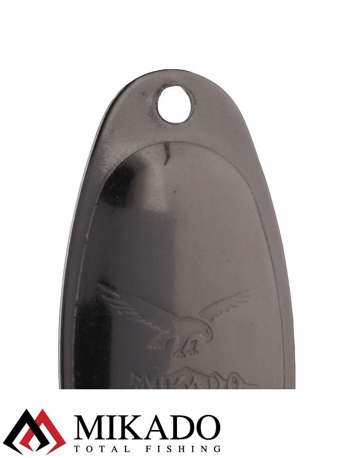 Блесна вращающаяся Mikado BLASTER №1, 3 г., чернёная, длина лепестка 21 мм.