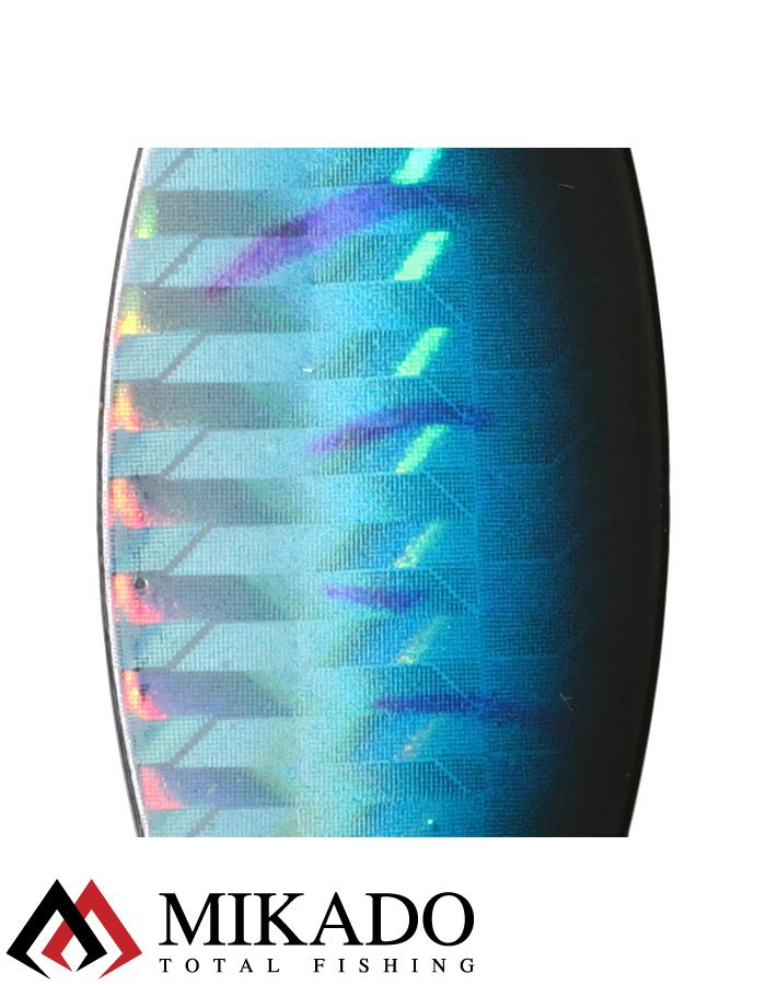 Блесна вращающаяся Mikado STREAM №3, 10 г., серебро 70 HOLO, длина лепестка 52 мм.