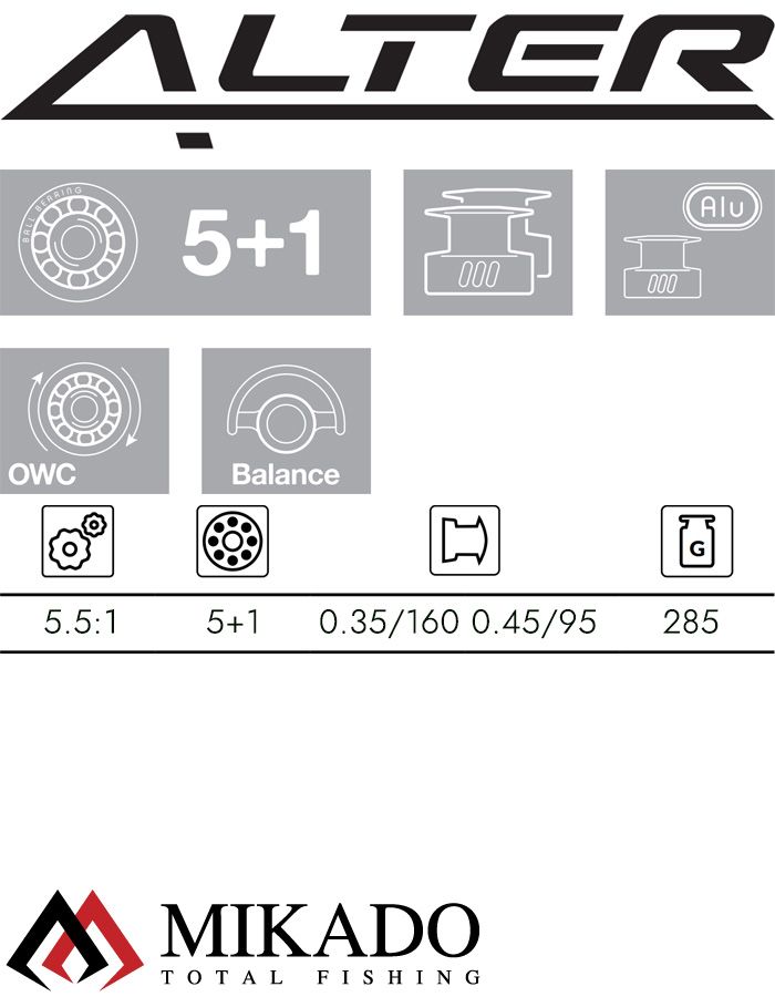 Катушка Mikado ALTER 4006 FD